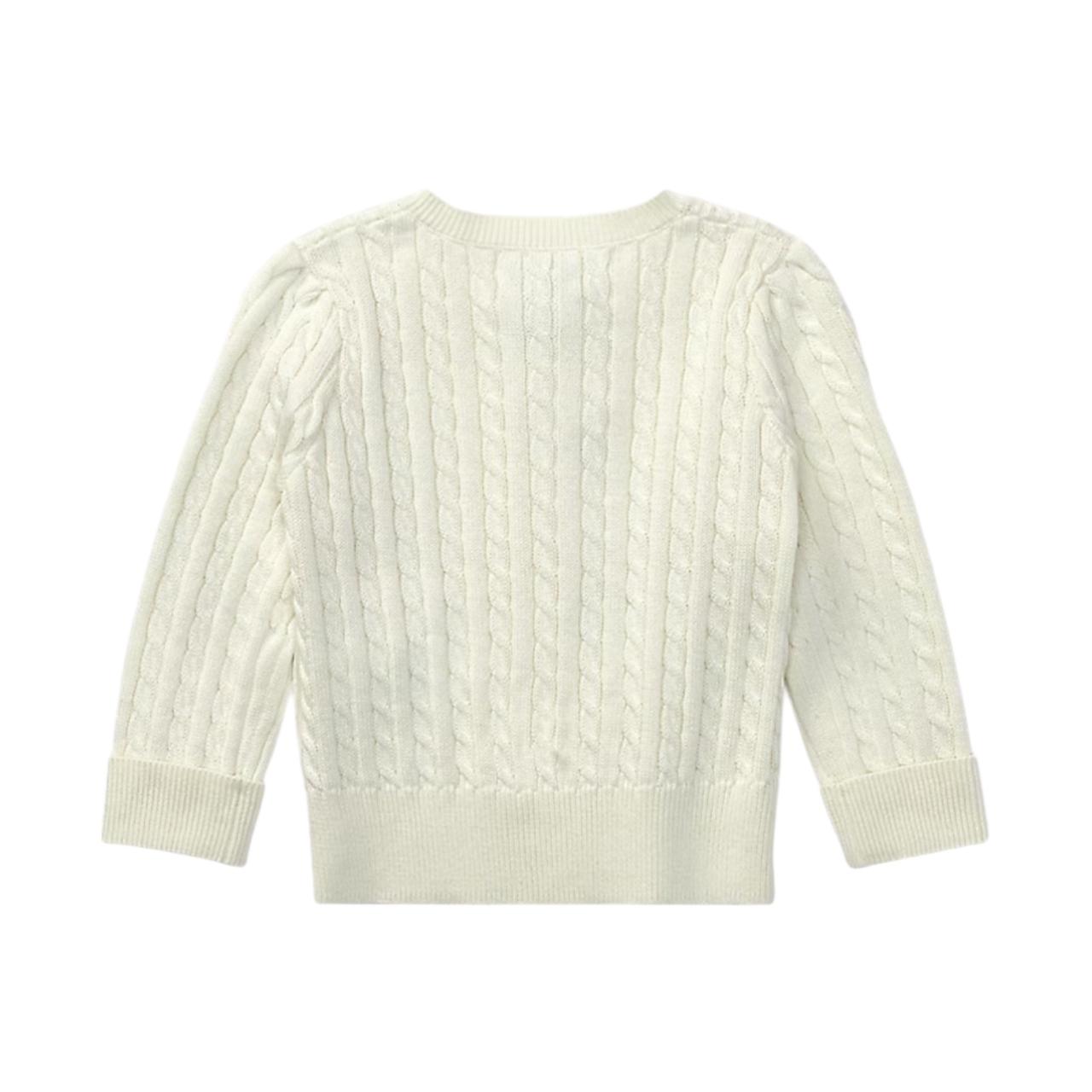 Sweater Tricot Feminino Branco Ralph Lauren