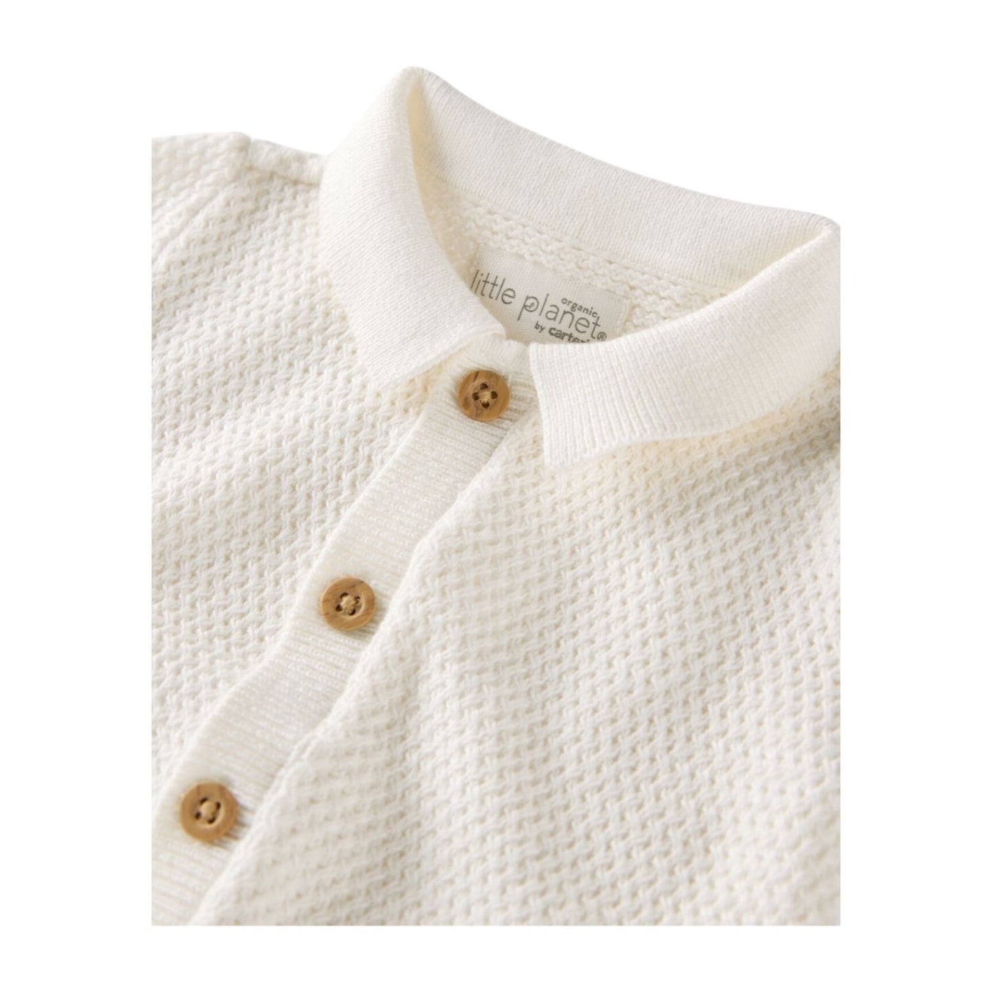 Enterizo Tricot Branco Carter's