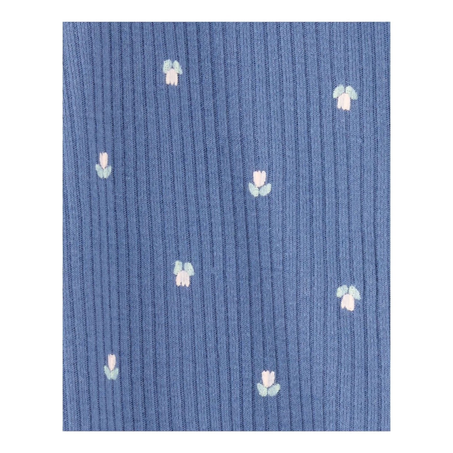 Enterizo Algodão con ziper azul estampado Carter's