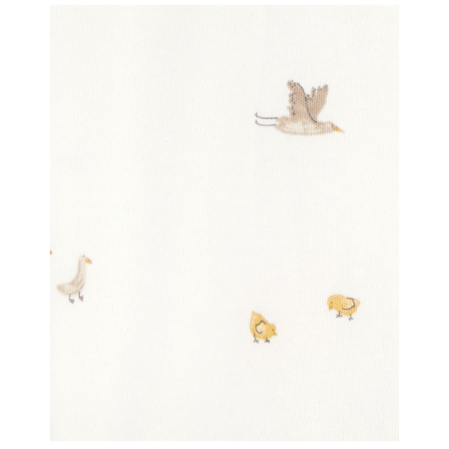 Enterizo Algodão com ziper Estampa passaro Carter's