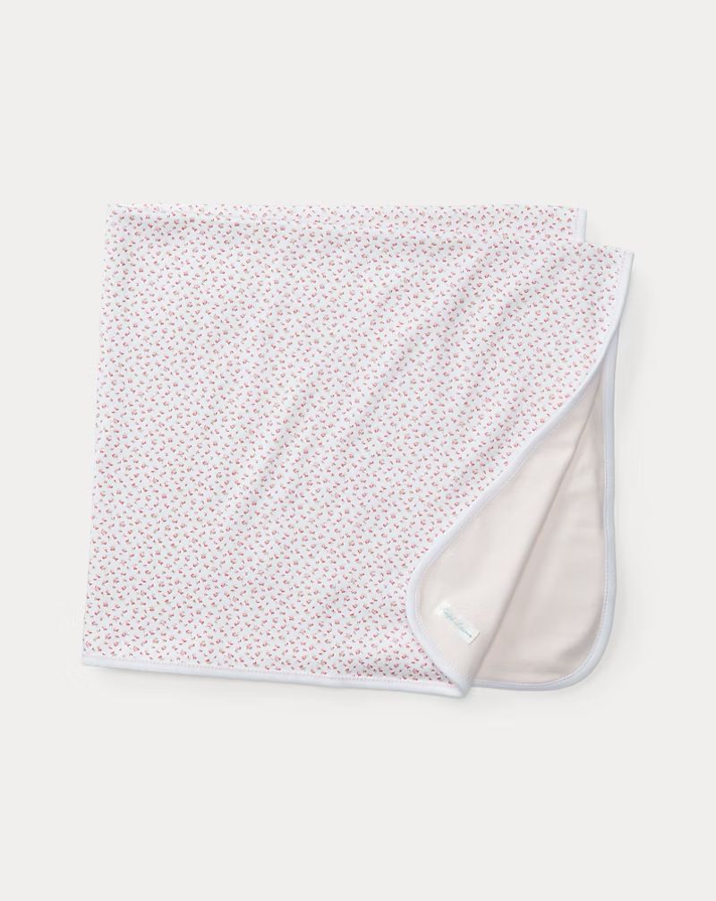 Mantas Bebê Rosa Algodão Ralph Lauren