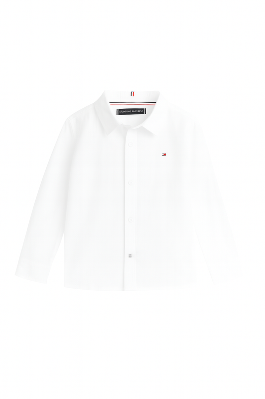 Camisa Oxford Branca  Tommy Hilfiger