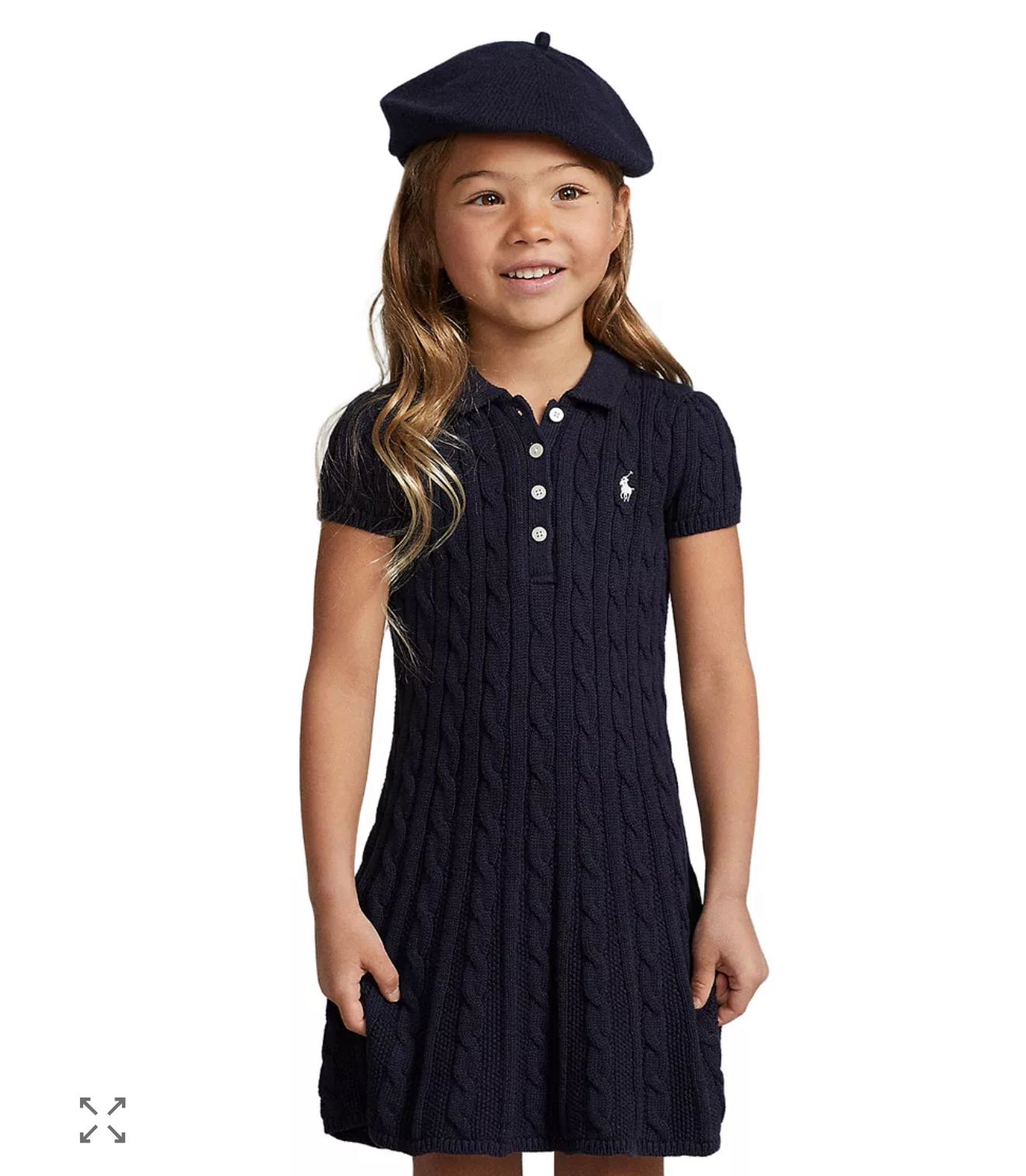 Vestido Tricot Azul  Ralph Lauren