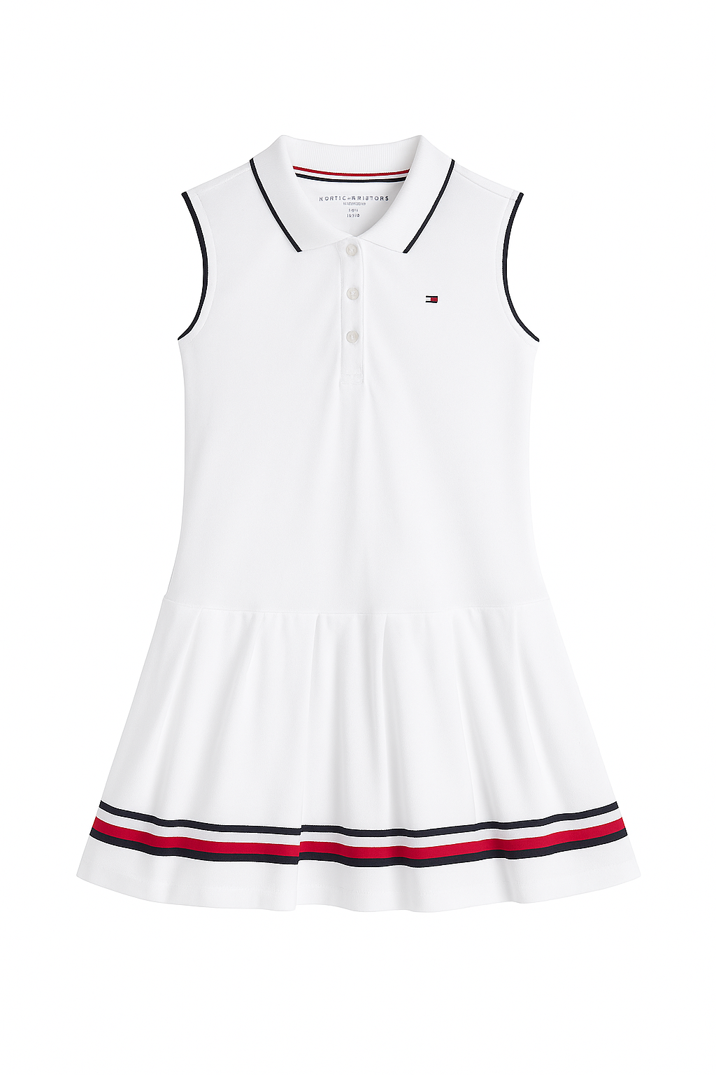 Vestido Branco Listra  Tommy Hilfiger