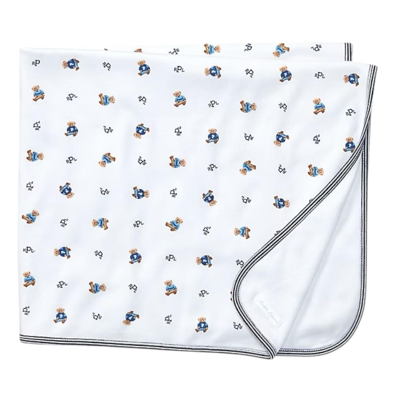 Manta Bebe Branca Ralph Lauren