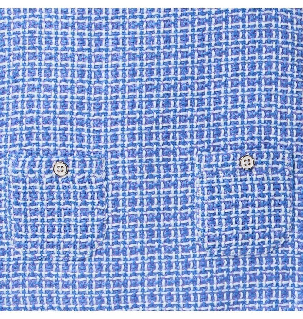 Vestido  Tricot Azul com babados  Janie and Jack