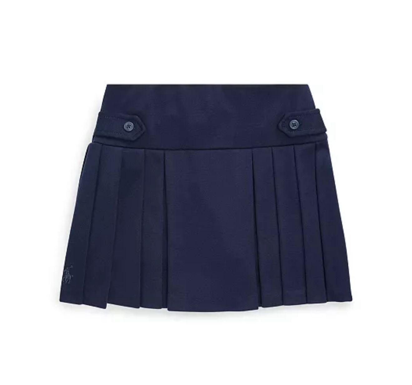 Saia Plissada  Azul Ralph Lauren