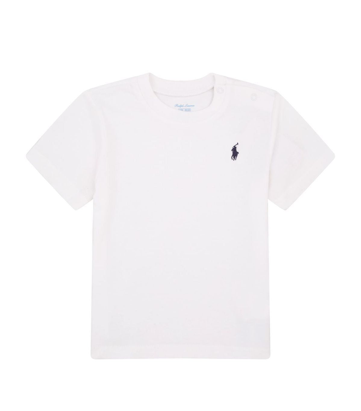 Camiseta Básica Branco Algodão Ralph Lauren