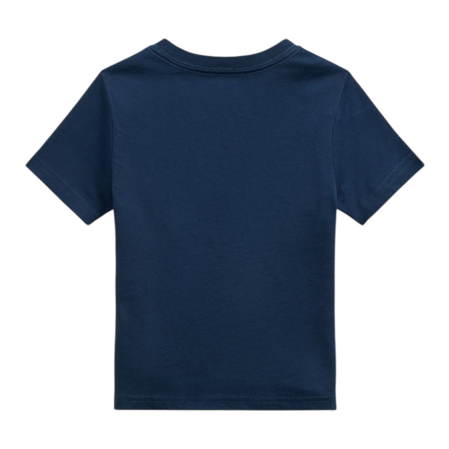 Camiseta Algodão Estampa Urso Fogos Azul Ralph Lauren