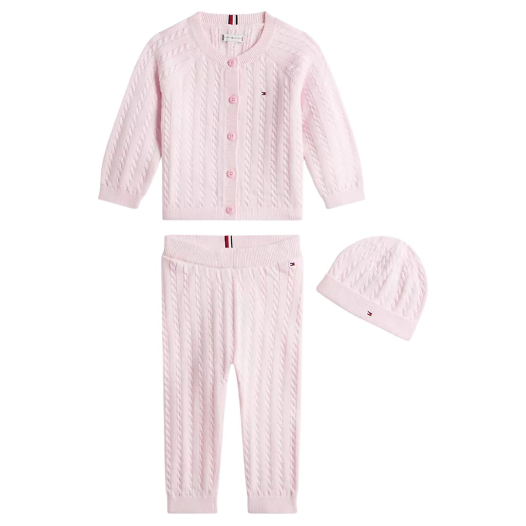Conjunto con Botones rosa  Tommy Hilfiger
