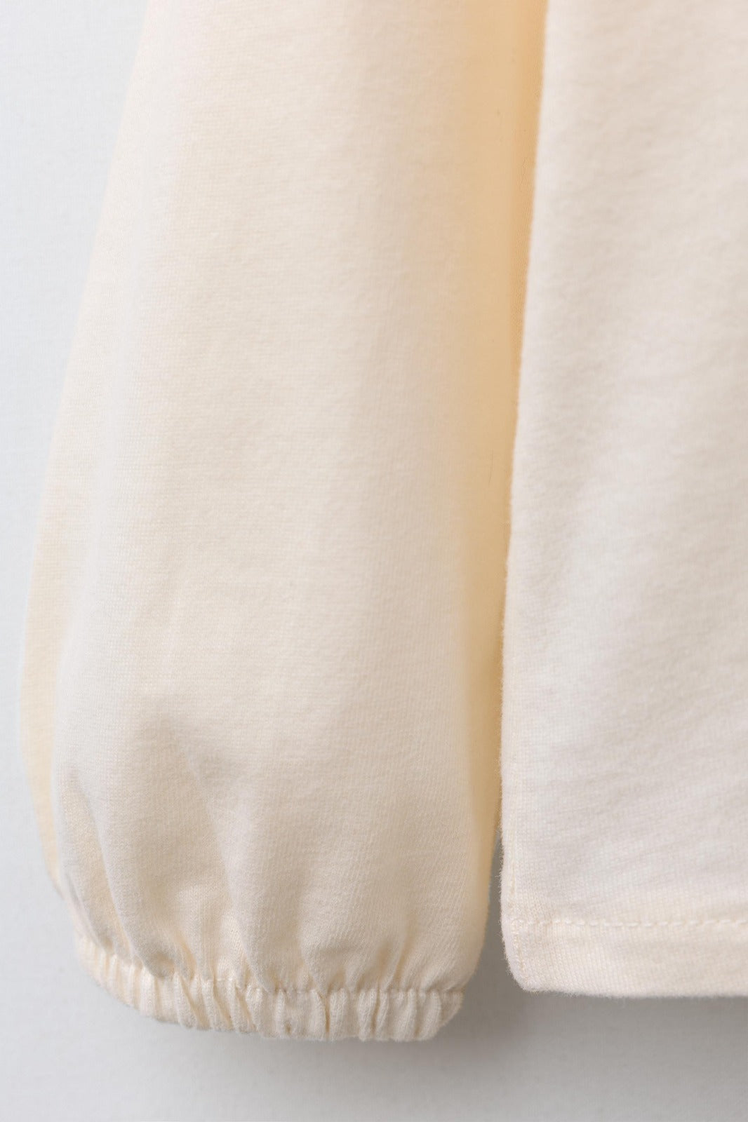 Blusa  Algodão Gola Bordada Manga Longa ZARA
