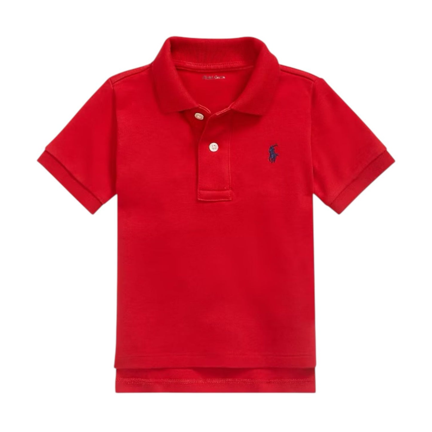 Blusa Polo  Básica Algodão Vermelho Ralph Lauren