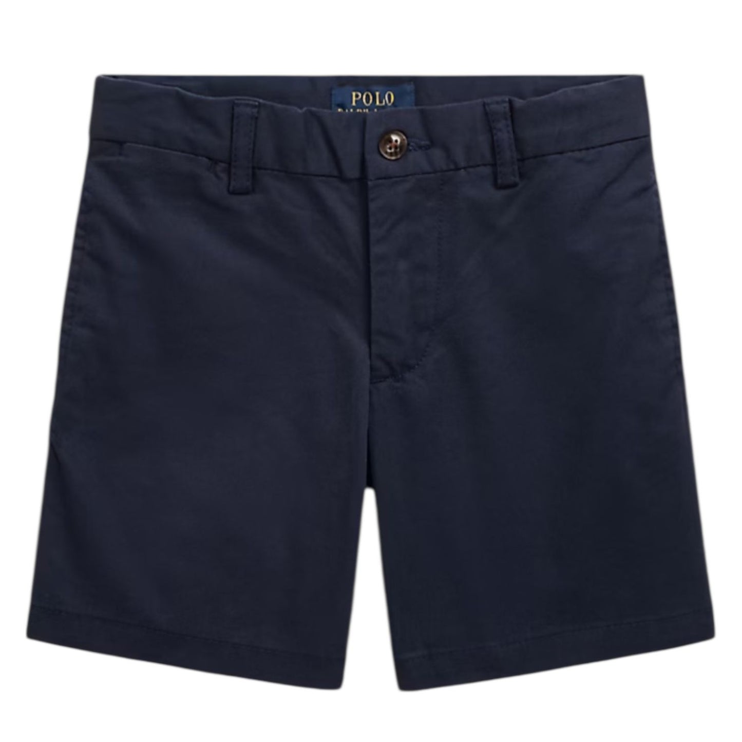 Short Sarja Azul Basico Ralph Lauren