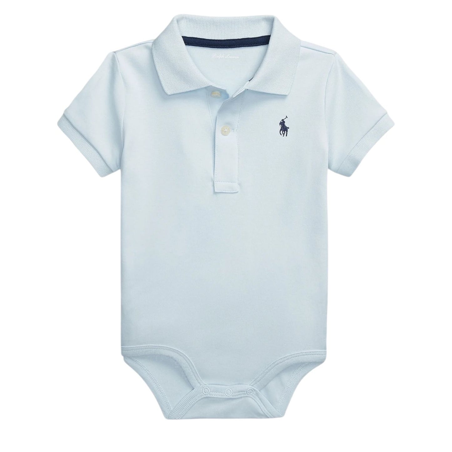 Body Avulso Gola Polo Azul Claro Ralph Lauren