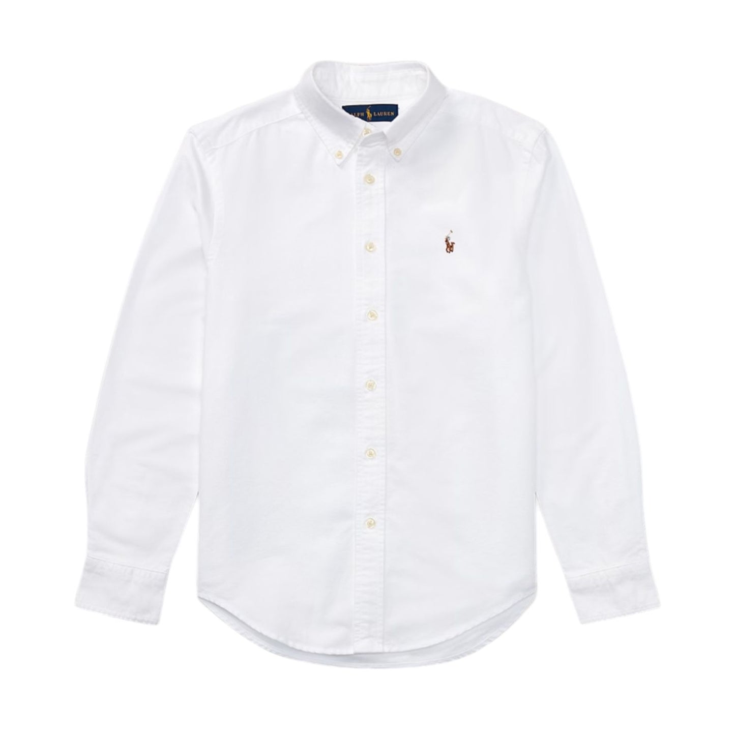 Camisa  Branca Manga Longa Oxford  Ralph Lauren