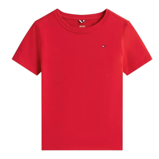 Camiseta Basica Vermelha Tommy Hilfiger