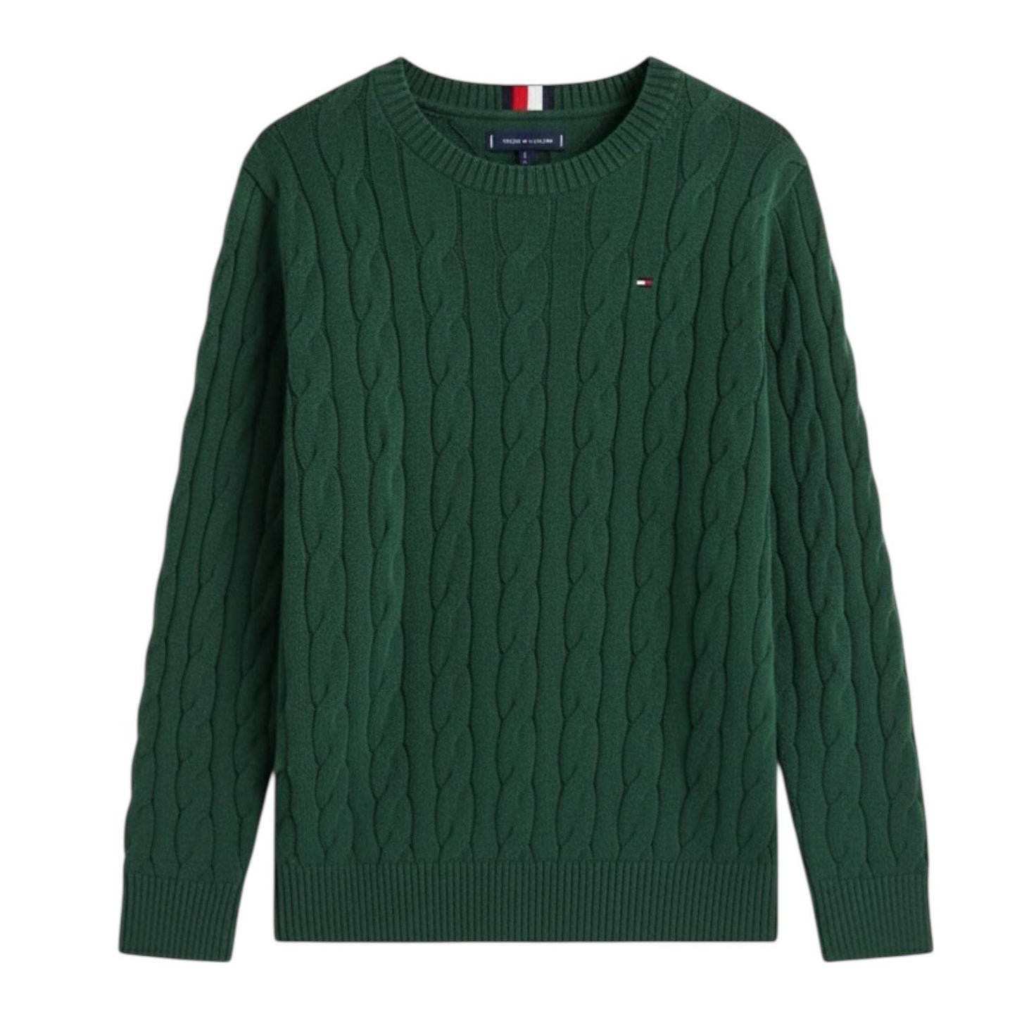 Sweater Verde Tricot Tommy Hilfiger
