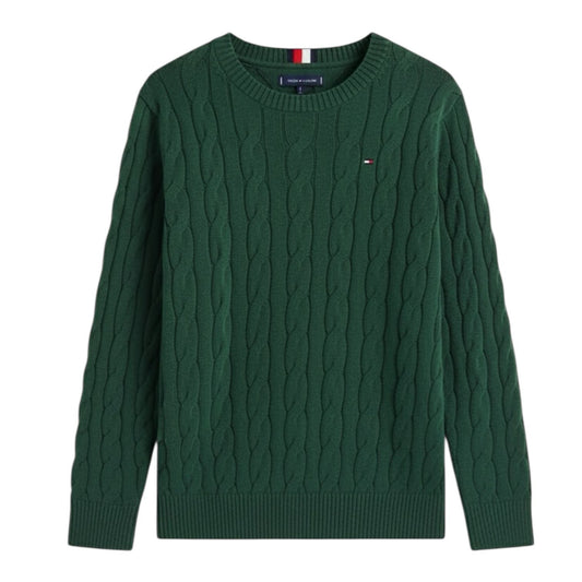 Sweater Verde Tricot Tommy Hilfiger