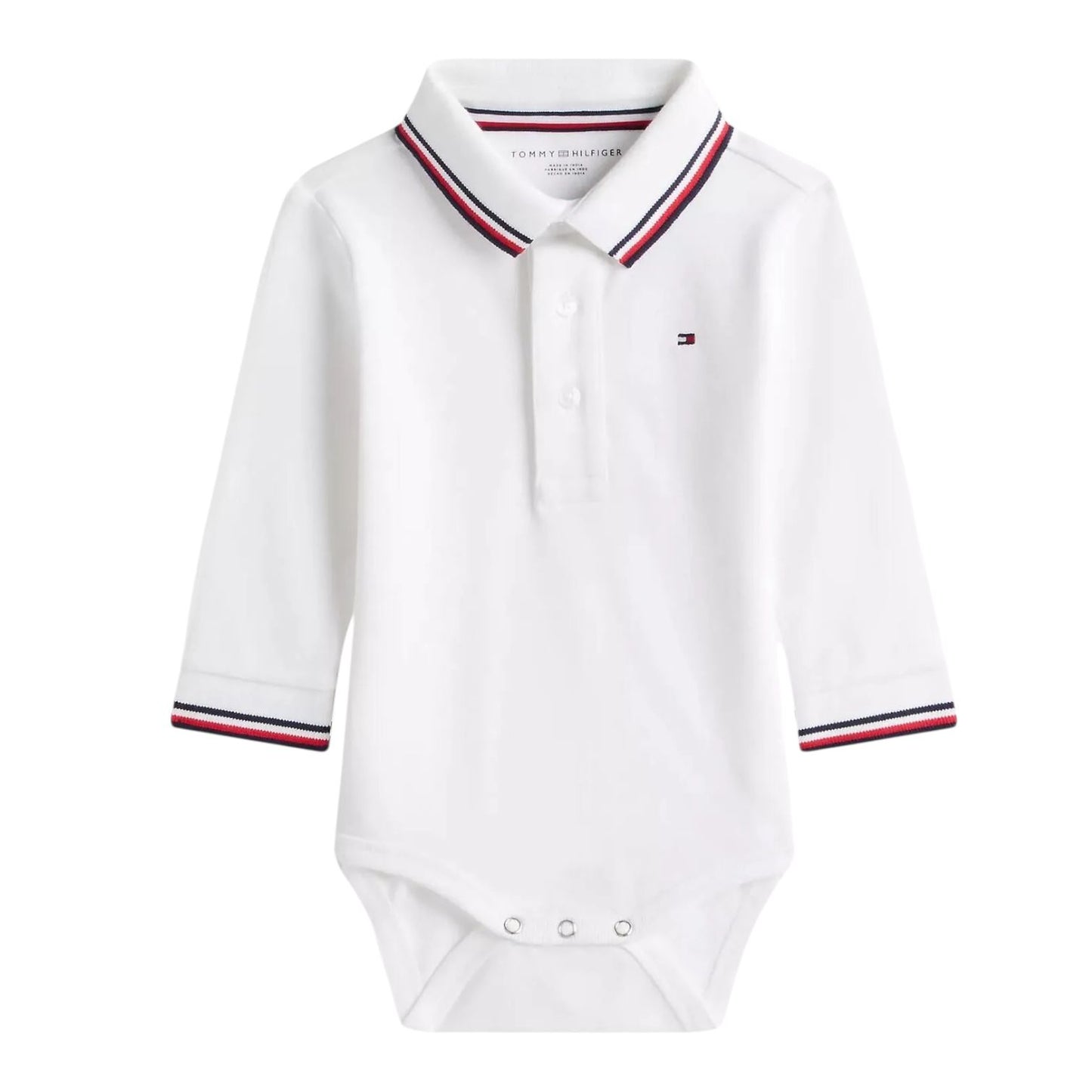 Body Gola Polo Branca Tommy Hilfiger