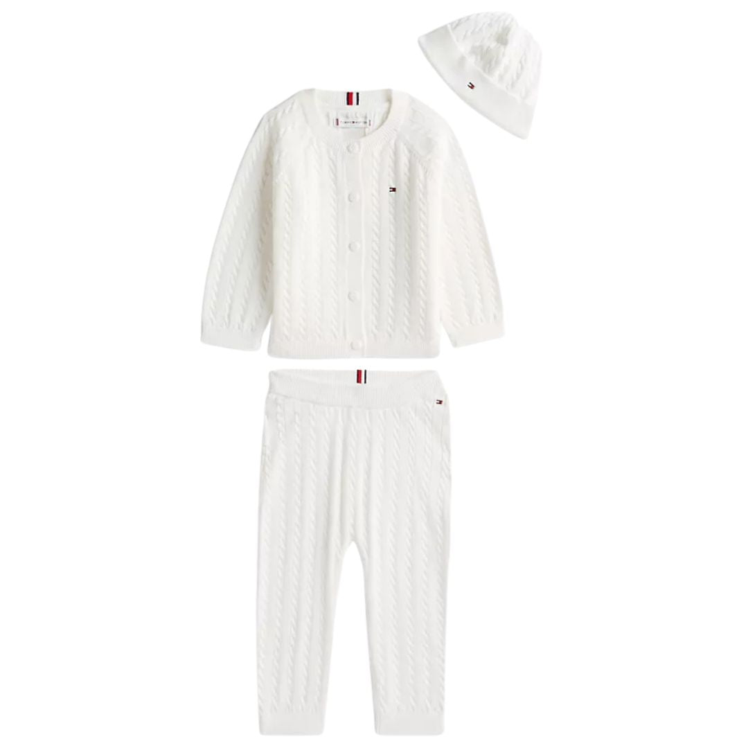 Conjunto com Botones Branco Tommy Hilfiger