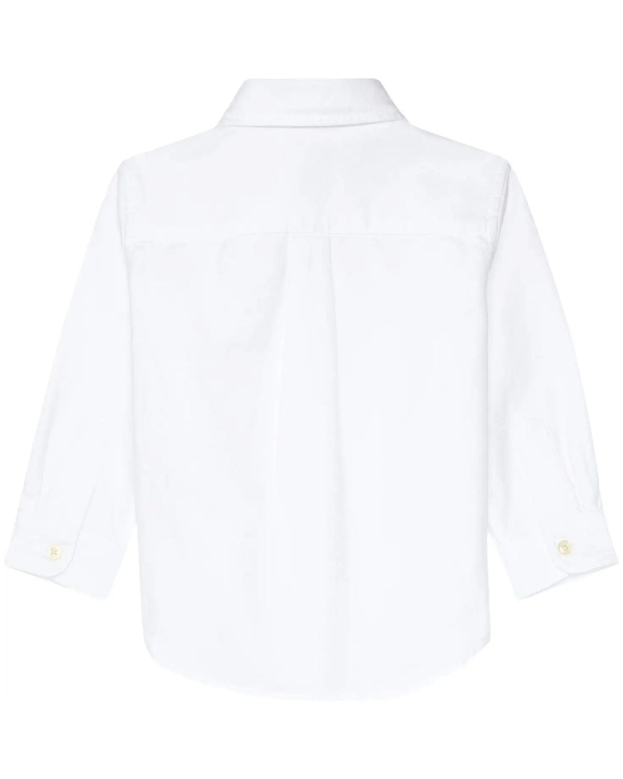 Camisa  Branca Manga Longa Oxford  Ralph Lauren