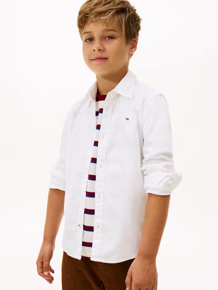 Camisa Oxford Branca  Tommy Hilfiger