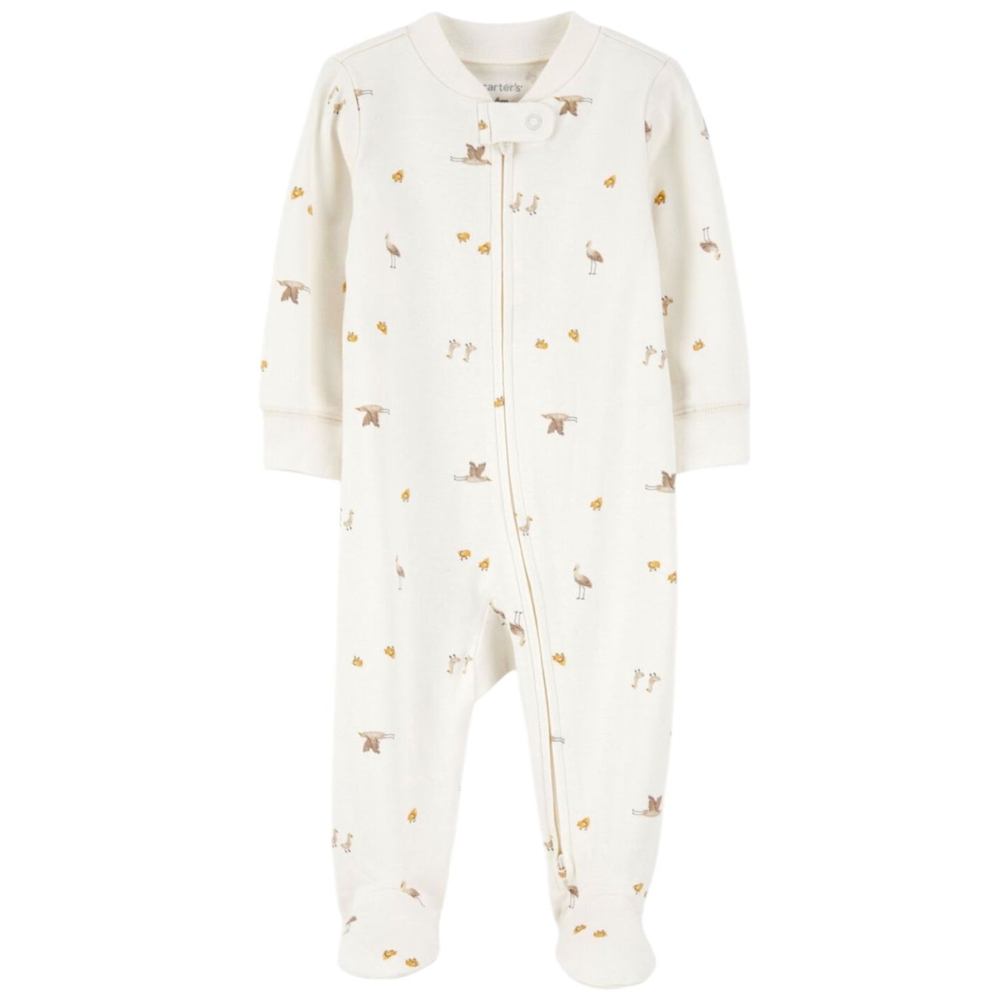 Enterizo  Algodão com ziper Estampa passaro Carter's