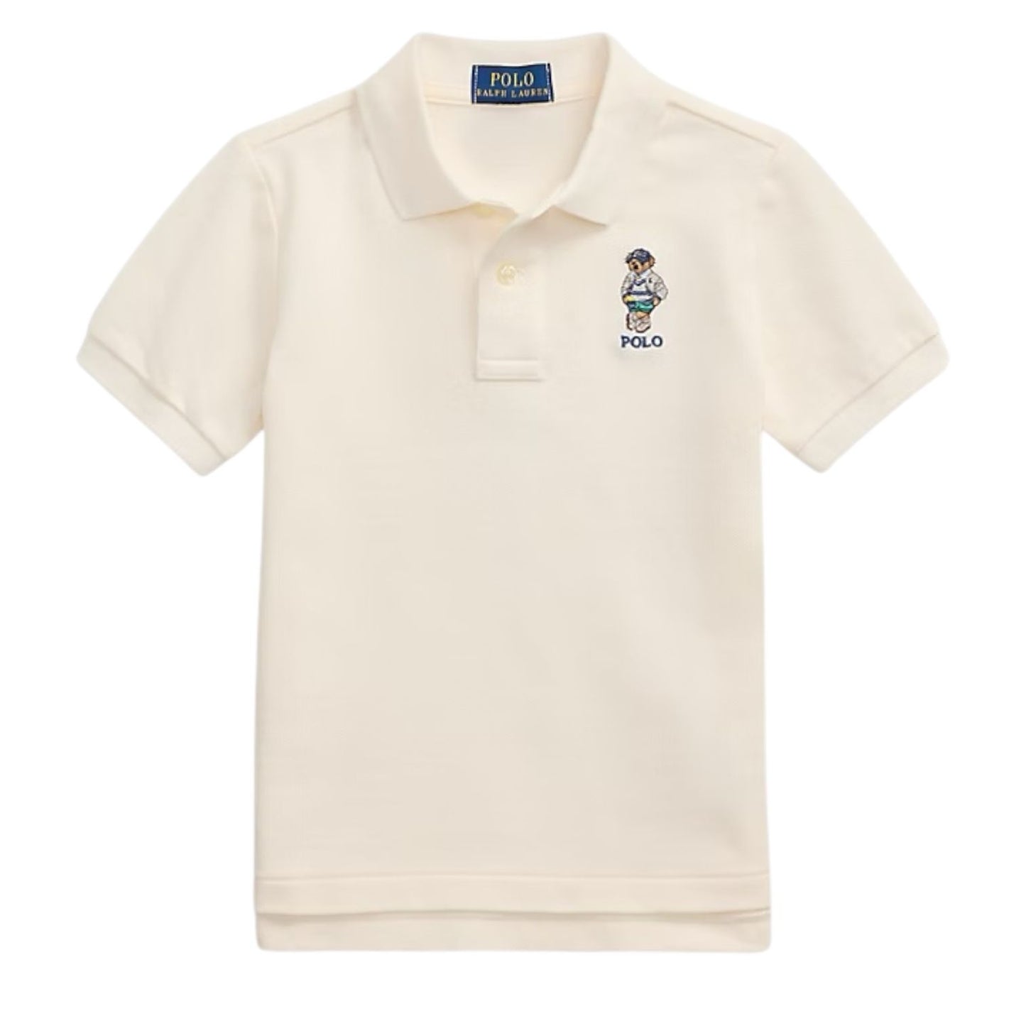 Blusa Gola Polo Bege Estampa Urso Ralph Lauren
