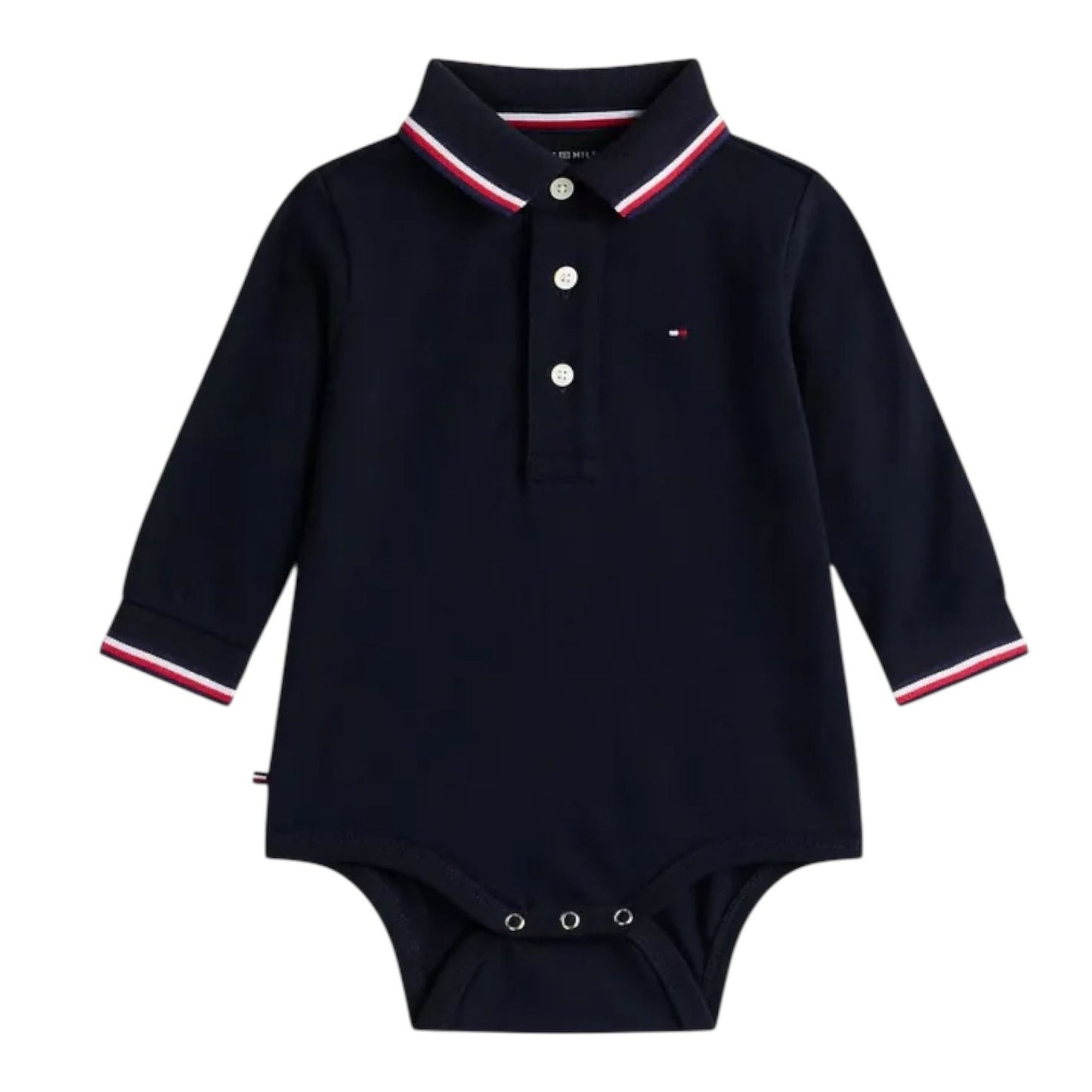 Body Gola Polo Azul Tommy Hilfiger