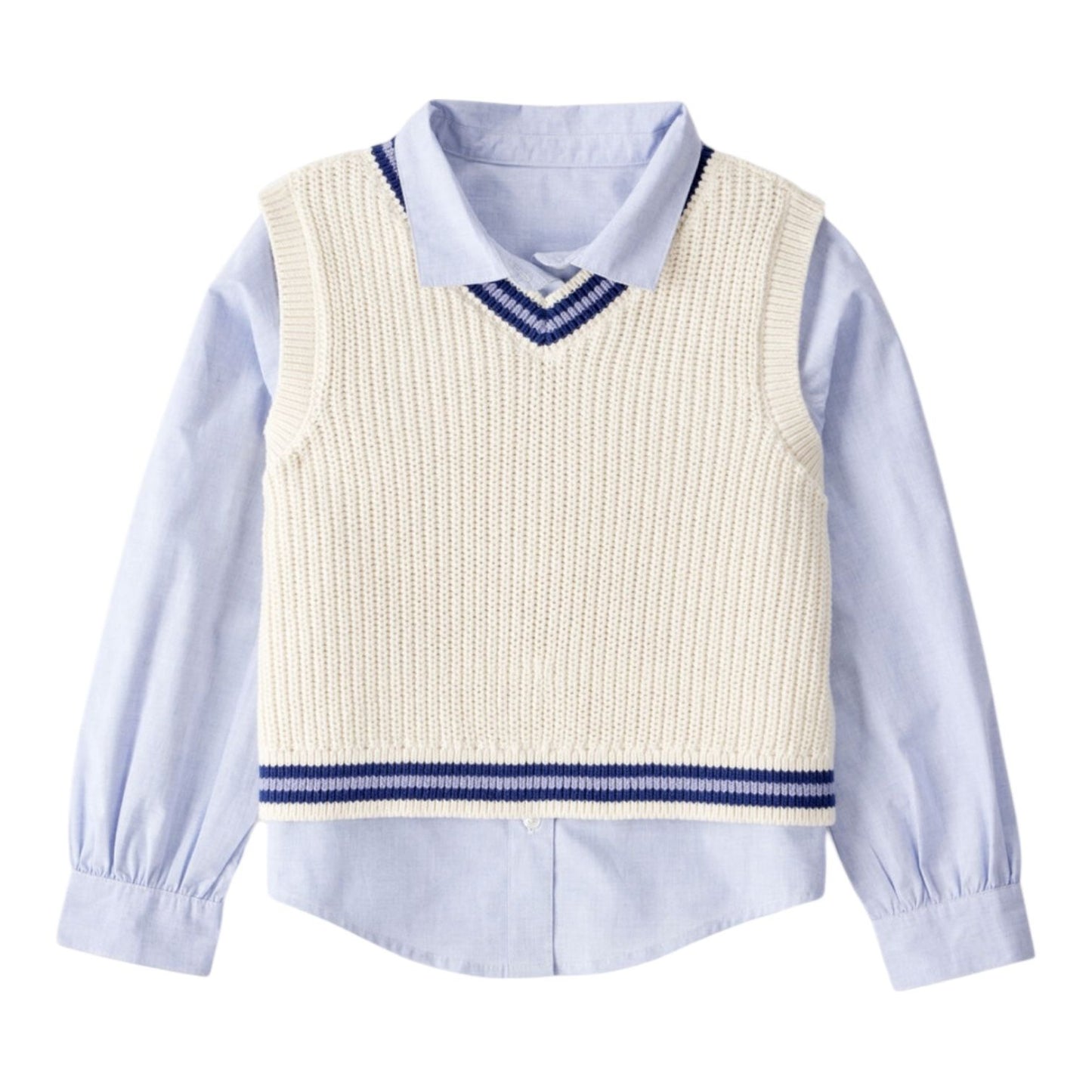 Kit 2 Peças Camisa/Sweater Azul Carter's