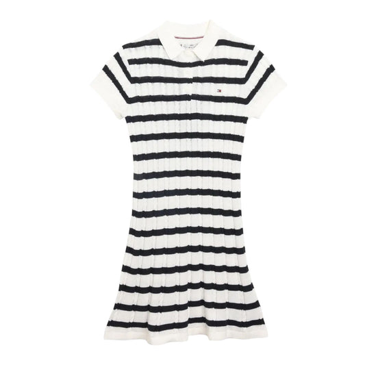 Vestido Listrado Branco  Tommy Hilfiger