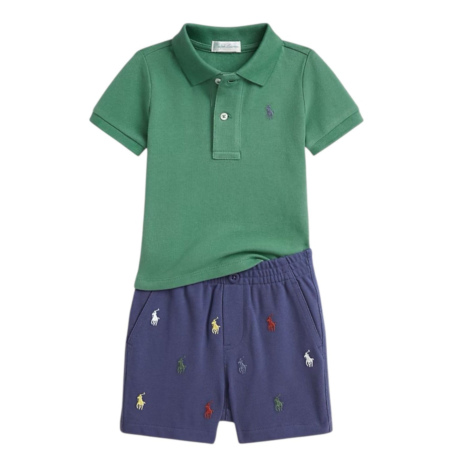Conjunto  Camiseta/Short Verde Ralph Lauren