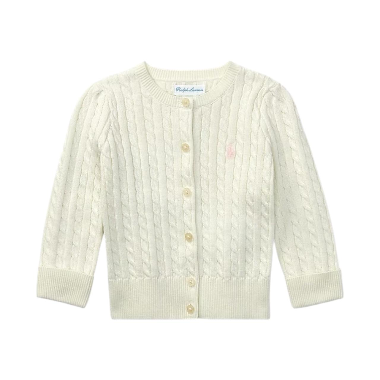 Sweater Tricot Feminino Branco Ralph Lauren