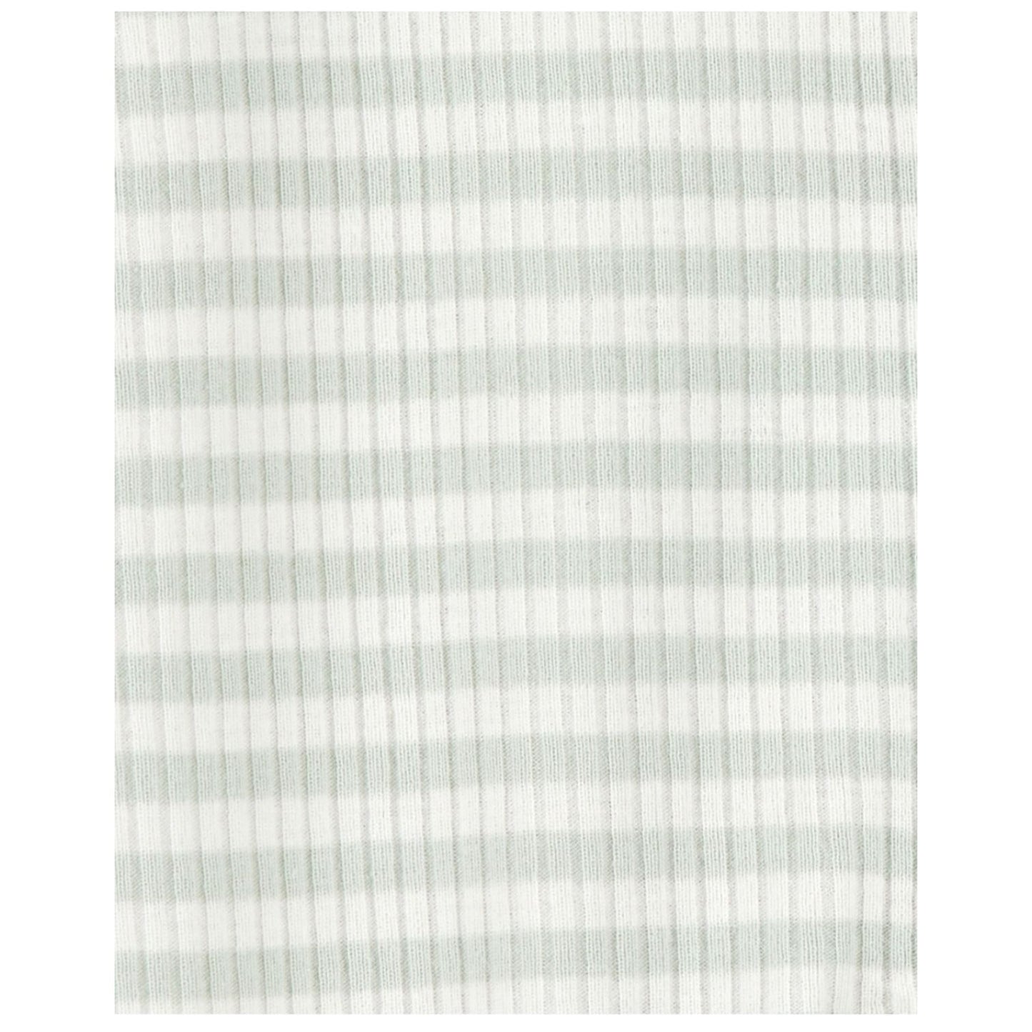 Enterizo Algodão com ziper Verde listrado Carter's