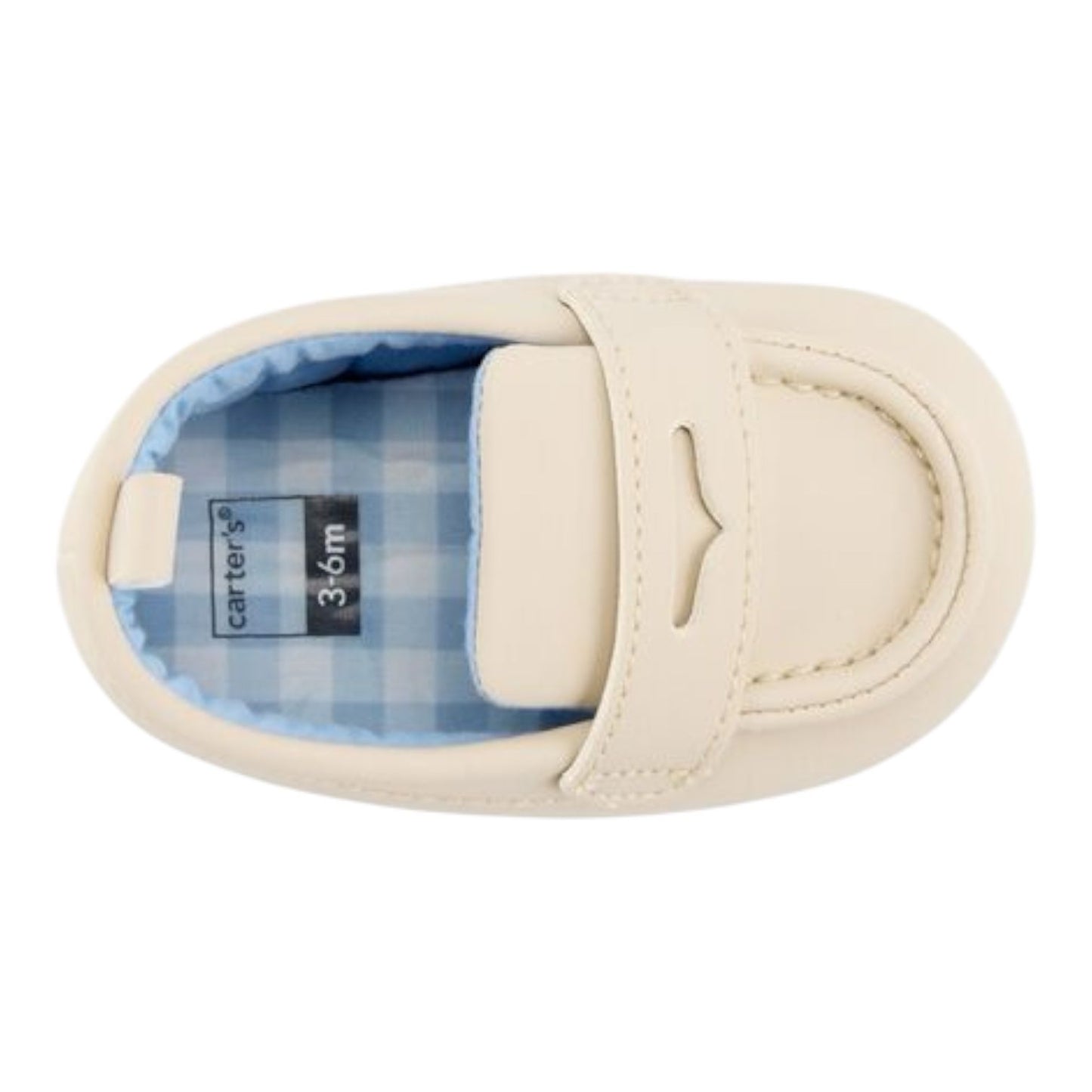 Mocassim  Básico Creme Carters