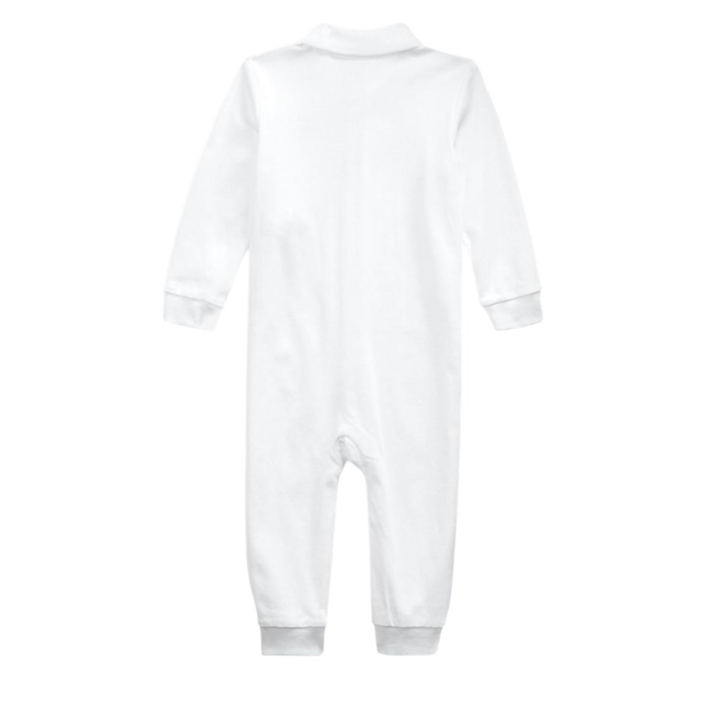 Enterizo Algodon Leve com botões Branco Ralph Lauren