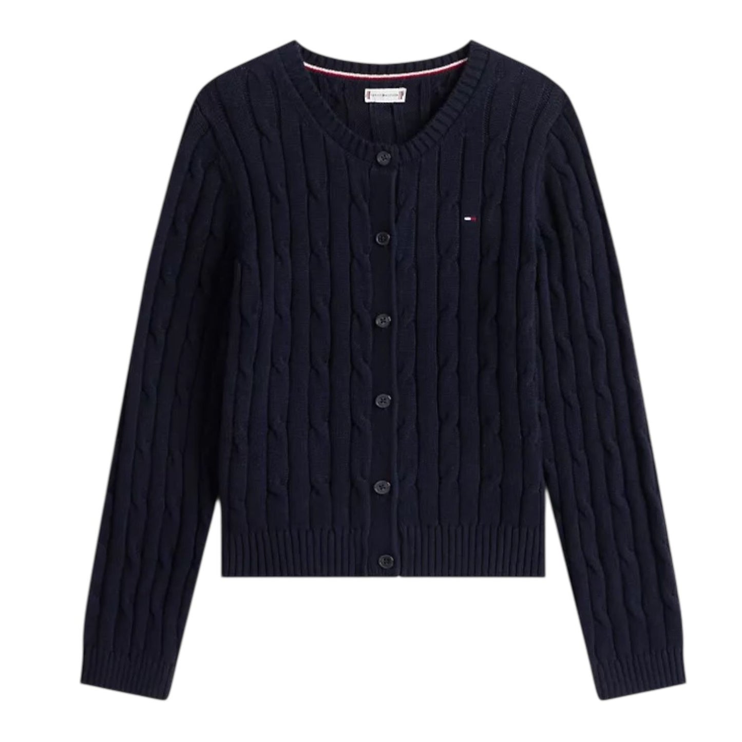Sweater  Feminino Tricot con Botones Azul  Tommy Hilfiger