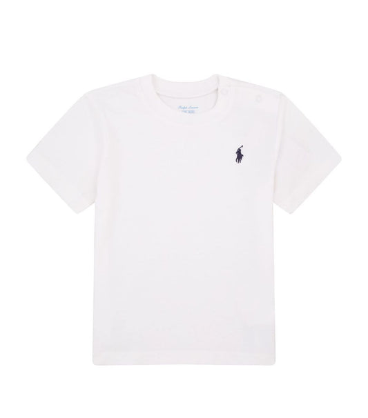 Camiseta Básica Branco Algodão Ralph Lauren