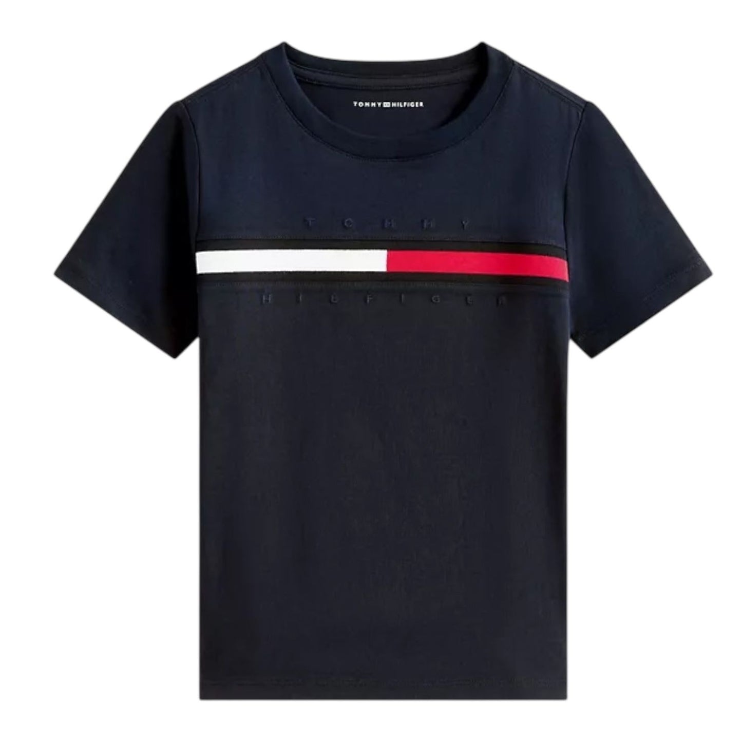 Camiseta Basica Azul Tommy Hilfiger