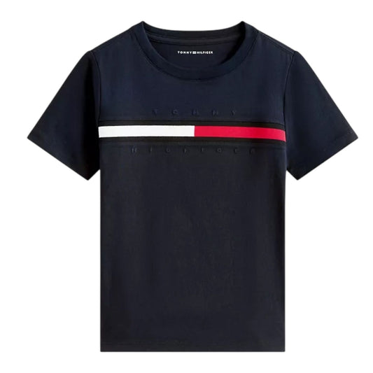 Camiseta Basica Azul Tommy Hilfiger