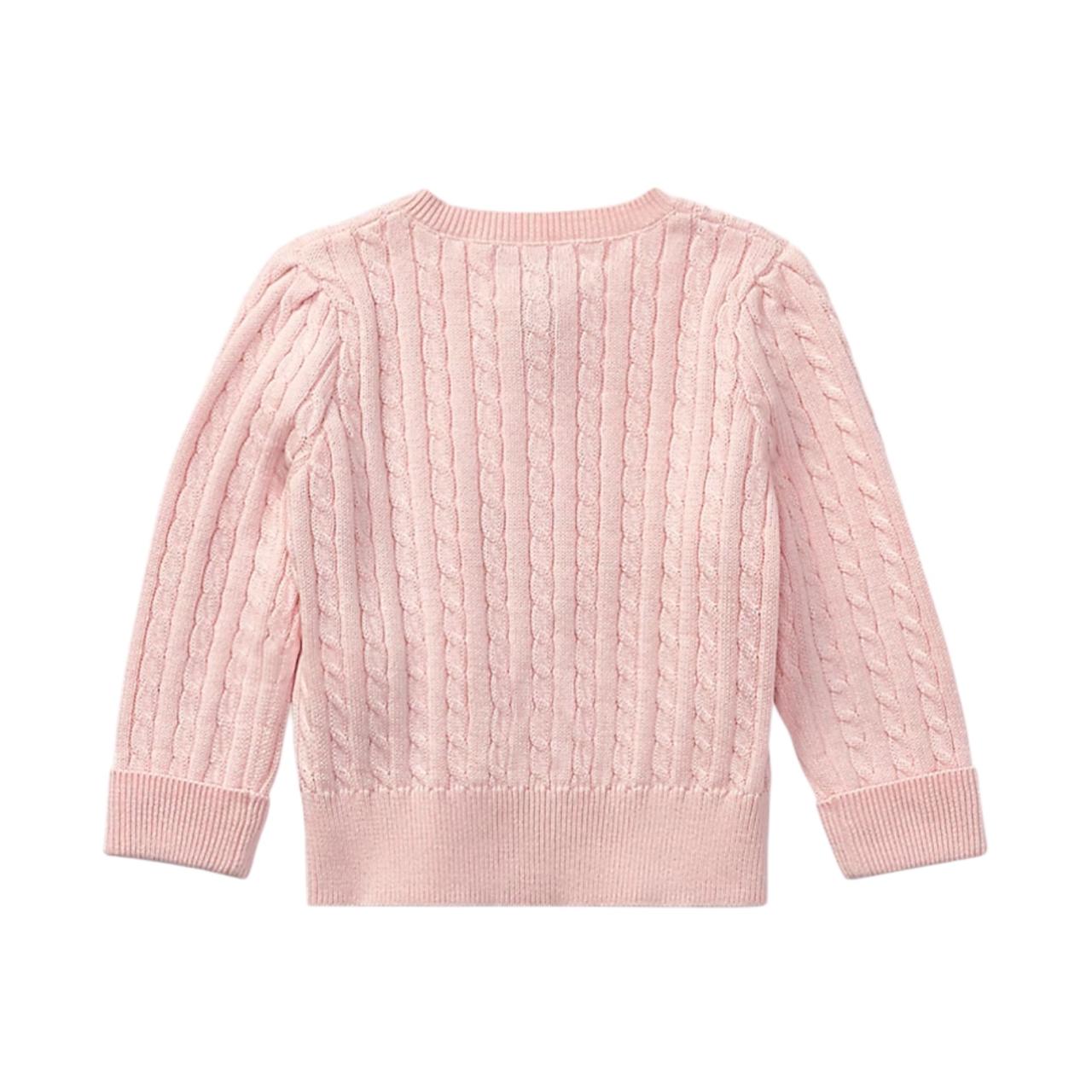 Sweater Tricot Feminino Rosa Ralph Lauren